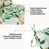 ARTPLAN Seat/Back Outdoor Chair Cushion,Set of 4 Patio Chair Cushion with Tie,Tufted Replacement for Patio Furniture,40x20x4 Inches,4 Count - 4 of 4