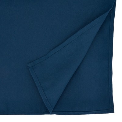 Navy Blue Rectangular Polyester Everyday Tablecloth
