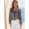 Women's Printed Keyhole Top - LASCANA - 3 of 4