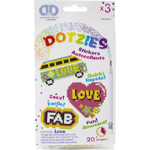 Multicolor Diamond Painting Stickers Kits for Kids, Packaging Type