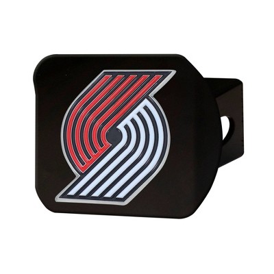 NBA Portland Trail Blazers Metal Emblem Hitch Cover - Black