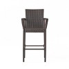 Christopher Knight Home Colbin Outdoor Wicker 5 Piece Square Bar Set, Multibrown - 4 of 4