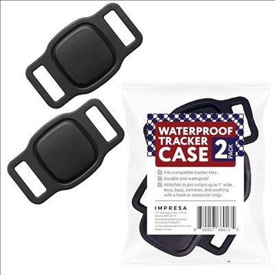 Impresa [2 Pack] Waterproof Case for Eufy Smart Track Link - Silicone Tile Cover