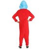 HalloweenCostumes.com Large/X Large   Dr. Seuss Thing 1 and Thing 2 Jumpsuit Costume Kids., Black/White/Red - 3 of 4