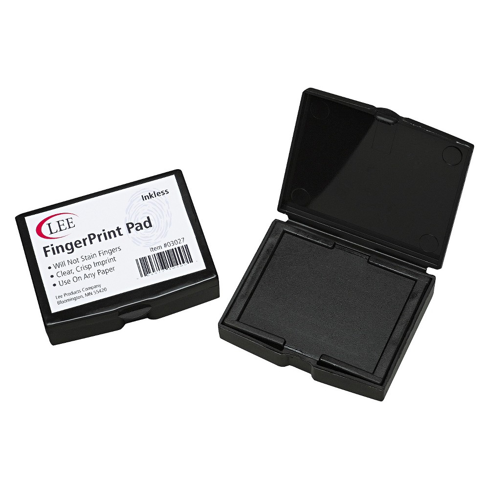 UPC 084417030270 product image for LEE Inkless Fingerprint Pad - Black (2 1/4 x 1 3/4) | upcitemdb.com