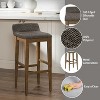 Renmark Counter Height Barstool Gray: Low Back, Tapered Legs, Brushed Finish - Hillsdale Furniture - 4 of 4