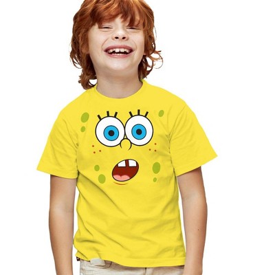 Boys' Short Sleeve Spongebob Surprise Face T-Shirt