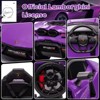 12V Ride On Car for Kids, Licensed Lamborghini Electric Vehicle, Remote Control, Bluetooth, USB, Music, Headlights, Sports Toy - 3 of 4