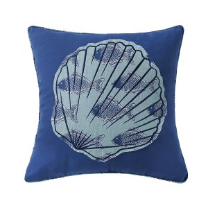 Bayport Clam Pillow - Multicolor - Levtex Home - 1 of 3