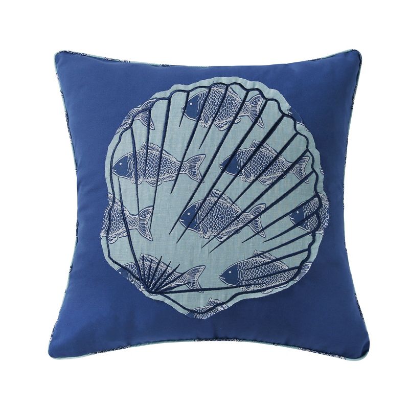 Bayport Clam Pillow - Multicolor - Levtex Home, 1 of 4