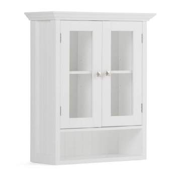 Normandy Double Door Wall Bath Cabinet White - WyndenHall