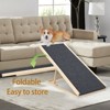 Racxily Dog Ramp for Bed, Pet Ramp for Small Dogs to Get on Couch Car, Non-Slip Rubber Surface, up to 80lb, Adjustable, Foldable, Car Ramps, Dog Ramp - 4 of 4