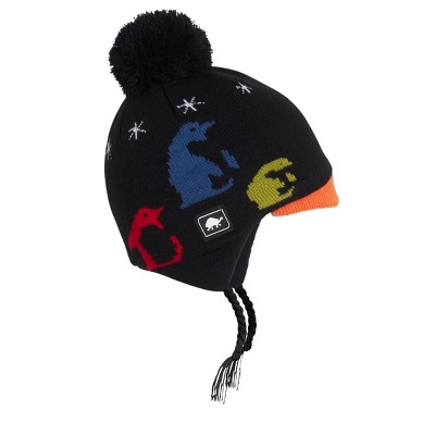 Turtle Fur Boys Toddler Chomp Chomp Earflap Beanie