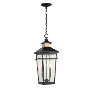 Savoy House Kingsley 2 - Light Pendant in  Matte Black/Warm Brass - 1 of 4