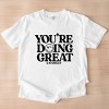 Simply Sage Market S.W.Smiley You're Doing Great Smiley Garment Dyed Tee - 3 of 4