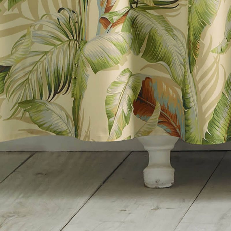 72&#34;x84&#34; Palmiers Shower Curtain Green - Tommy Bahama, 5 of 7