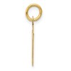 Black Bow Jewelry 14k Yellow Gold, Madison Collection, Medium Script Initial Pendant A-W - 2 of 4