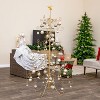 Sunnydaze Indoor Metal Noelle Christmas Holiday Ornament Craft Bauble Tree Holder Display - 60" - 4 of 4