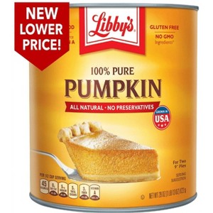 Libby's 100% Pure Canned Pumpkin All Natural No Preservatives, 29 oz (Pack of 4) - 1 of 1