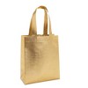 Sparkle and Bash 20 Pack Medium Reusable Tote Bags with Handles, Metallic Gold Grocery Shopping Bags, 10 x 8 In - 4 of 4