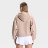 Women's Piped Cropped Full Zip Sweatshirt - JoyLab™ - 2 of 3