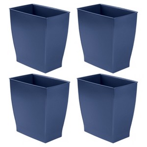 Small Rectangular Bathroom Trash Cans - Set of 4 - Made in USA - 1 of 4