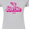 Women's - Barbie - It's Barbie Pink Fitted Graphic T-Shirt - 2 of 3