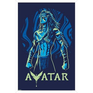 Trends International Avatar: Fire and Ash (2025) - Illustrated Jake Sully Framed Wall Poster Prints - 1 of 4