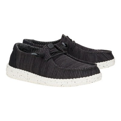 Обувь HEYDUDE Women Wendy Stretch Sox Wide , Black/White, 12 — фото 8