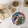 Winter Festivity Top Hat Snowman Ornament, Radiant Tree with Holiday Spirit Keepsake and Gift| OrnamentallyYou - 4 of 4
