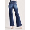 Women's High Rise Distressed Wide Flare Jean - RISEN - 2 of 3