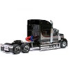 2010 International Lonestar Truck Tractor Black with Silver Stripes 1/64 Diecast Model by IXO Models - 4 of 4