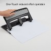 MyOfficeInnovations One-Touch 26614 Heavy-Duty 3-Hole Punch 30-Sheet Capacity Black 884279 - 3 of 4