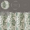 Dorset Green Floral Door Panel 72x40  VHC Brands - 4 of 4