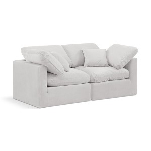 Meridian Furniture,Indulge Velvet Modular Sofa - 1 of 4