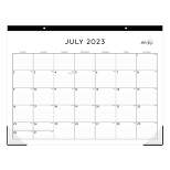 Blue Sky 2023-24 Academic Desk Pad Calendar 22"x17" Monthly Trim Tape White