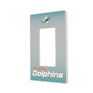 NFL AFC Teams Linen Hidden-Screw Light Switch Plate for Single Rocker - 1 of 4