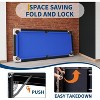 6ft Folding Pool Table, Portable Billiard Table with Adjustable Height, Game Table for Game Room, Man Cave & Basement, Blue - 4 of 4