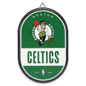 NBA Boston Celtics Embossed Metal Pill Wall Sign - 1 of 4