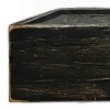 HomeRoots 10" Black Distressed Wood Wall Mounted Floating Shelf With LED - 4 of 4