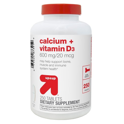 Calcium And Vitamin D3 Dietary Supplement Tablets Upup