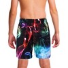 Boys Board Shorts Funny Graphic Swim Trunks Shark Pattern Bathing Suits Running Sports Swimwear Swimsuit for Beach Holiday 9-10 Years Purple - 2 of 4