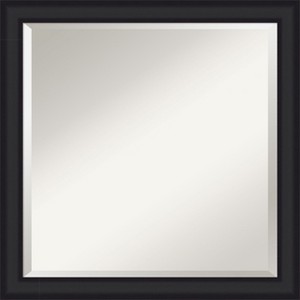 Amanti Art Oliver Narrow Beveled Wood Framed Bathroom Vanity Wall Mirror - 1 of 4
