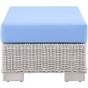 Modway Conway Outdoor Patio Wicker Rattan Ottoman - 3 of 3