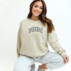 Simply Sage Market Women's Graphic Sweatshirt Embroidered Mom Varsity Outline - 3 of 3