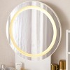 TOBILI Vanity Desk with Lighted Mirror & Power Outlet, Makeup Vanity Desk with Drawers and Cabinet,Make up Vanity Table for Bedroom, White - 3 of 4