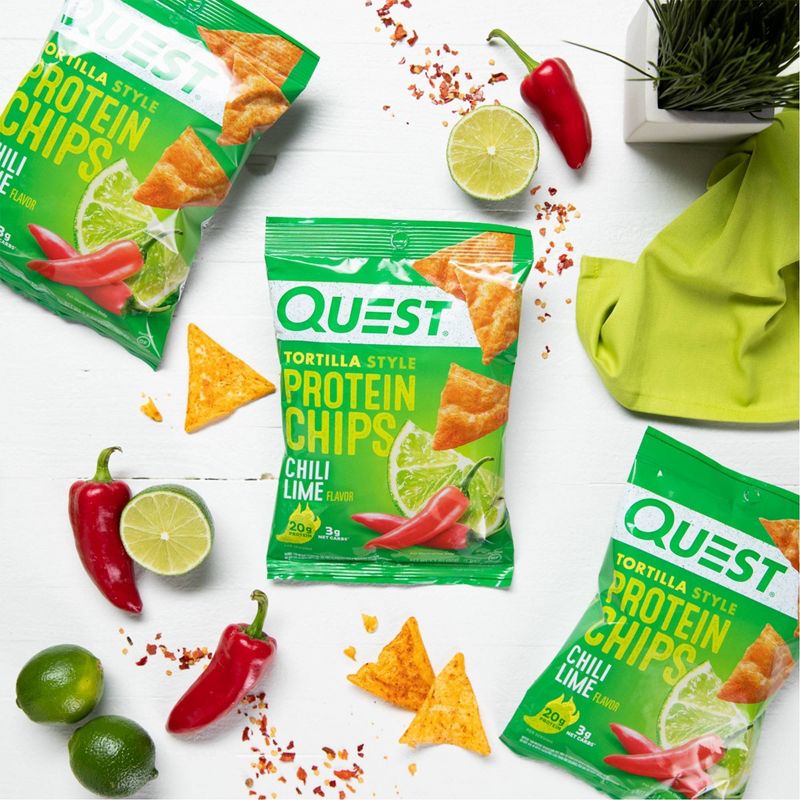 Quest Nutrition Tortilla Style Protein Chips - Chili Lime, 5 of 16