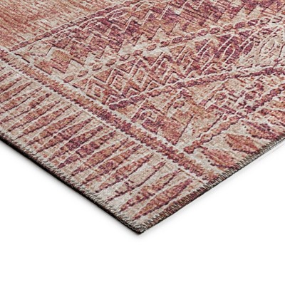 Terracotta Flat Woven Wool Chenille 8' x 10' Area Rug