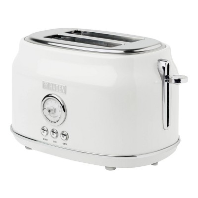 Frigidaire ETO102 Retro 2 Slice Toaster Maker with Wide Slots for Bread White