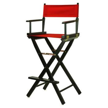 Bar-Height Director's Chair - Black Frame